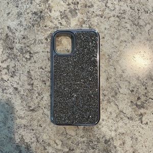 NEW! iPhone 12 mini black diamond phone case!